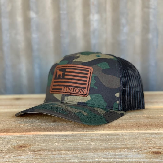Leather Flag Patch